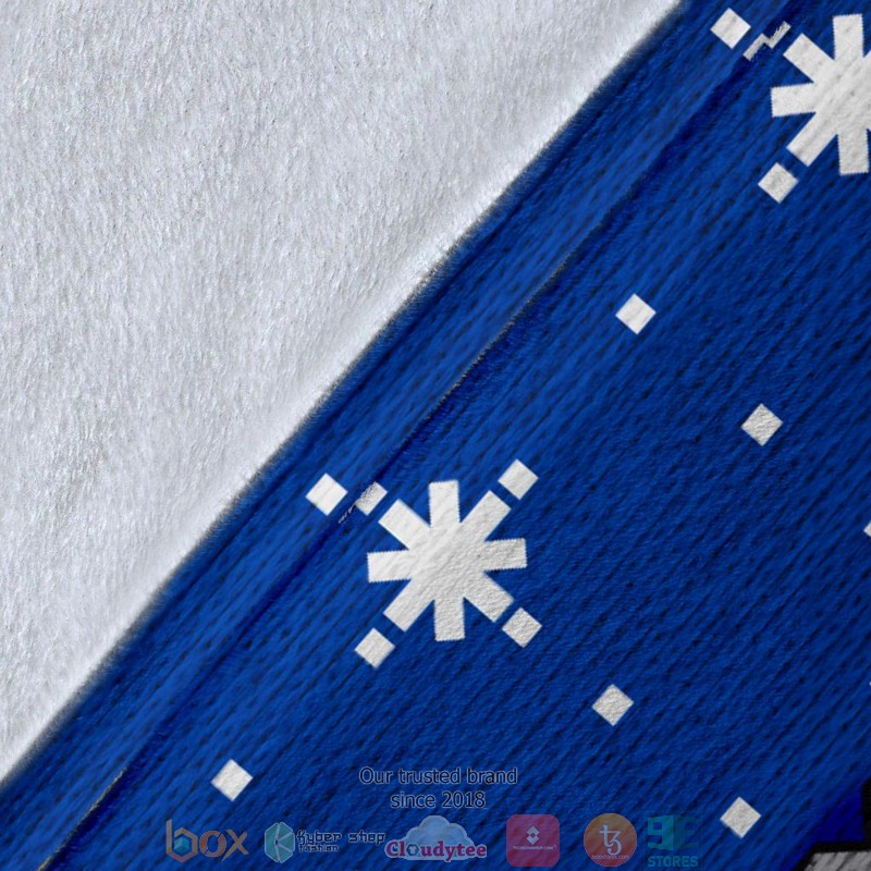 Star Wars Ugly Christmas Blue Blanket 1 2 3 4 5 6 7