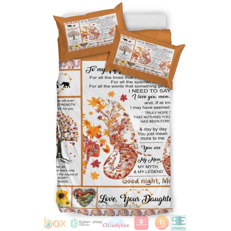 To My Mom Autumn Bedding Set 1