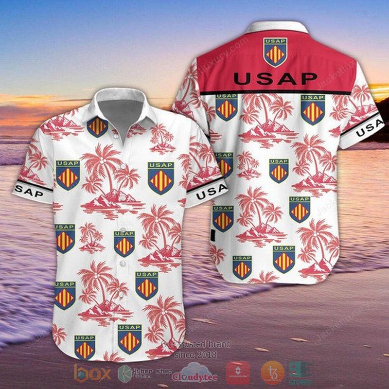 USA Perpignan Hawaiian Shirt Shorts