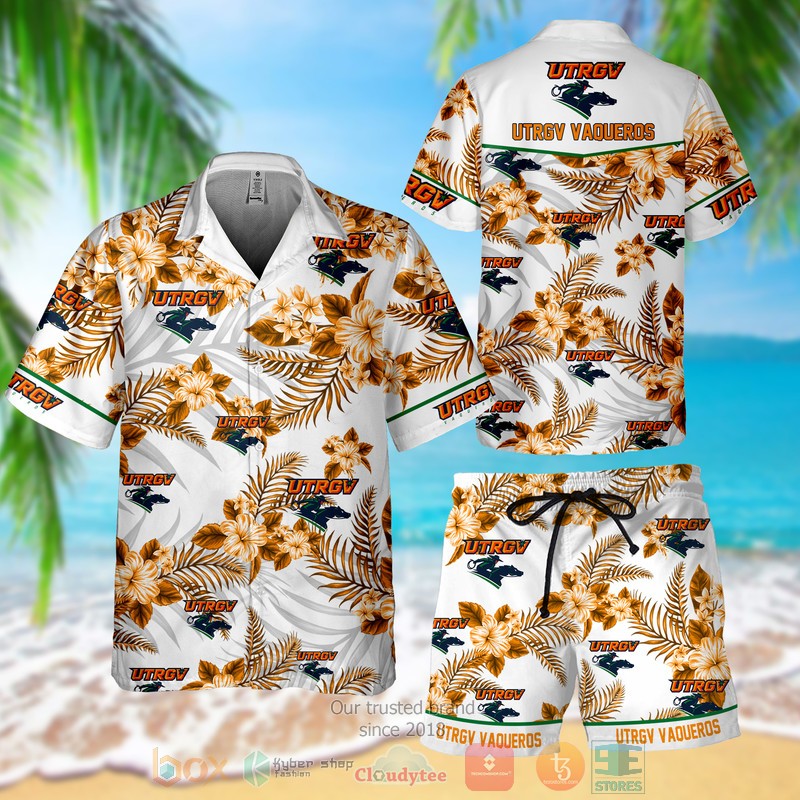 UTRGV Vaqueros Hawaiian Shirt Shorts