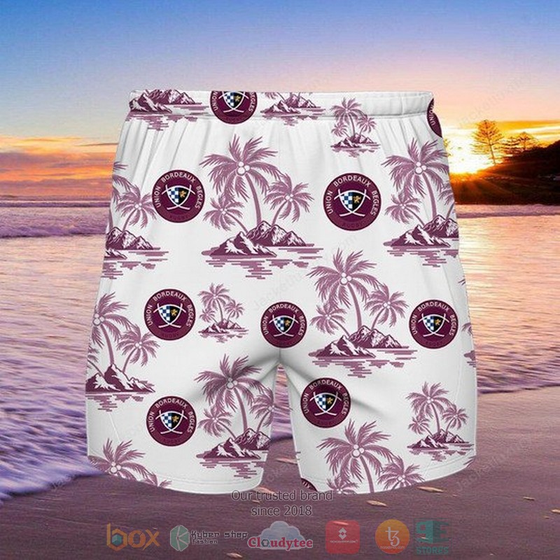 Union Bordeaux Begles Hawaiian Shirt Shorts 1