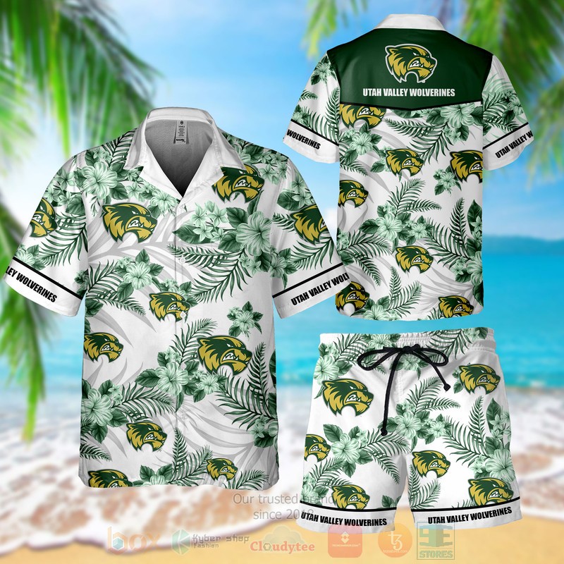 Utah Valley Wolverines Hawaiian Shirt Shorts