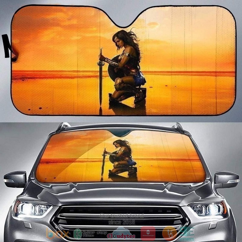 Wonder Woman Auto Car Sunshade