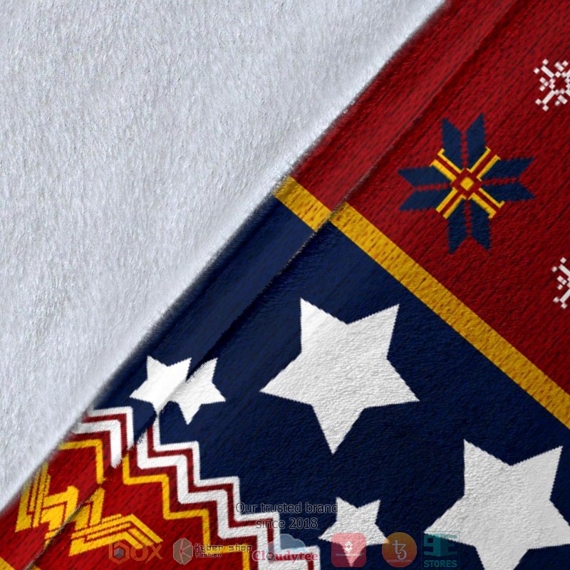 Wonder Woman Signal Ugly Christmas Blanket 1 2 3 4 5 6 7