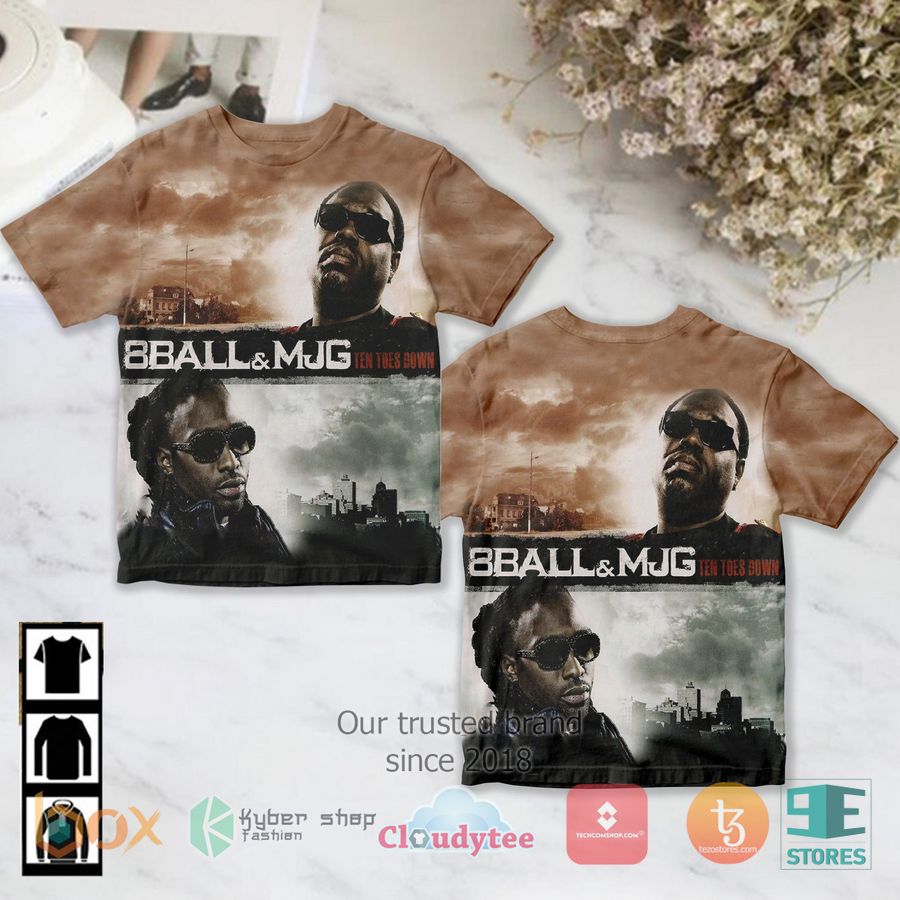 8ball mjg ten toes down album 3d t shirt 1 80339