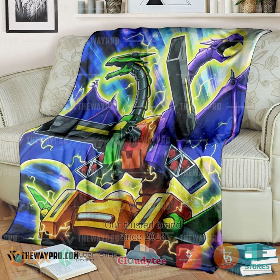 anime yu gi oh abcdragon buster soft blanket 1 93365