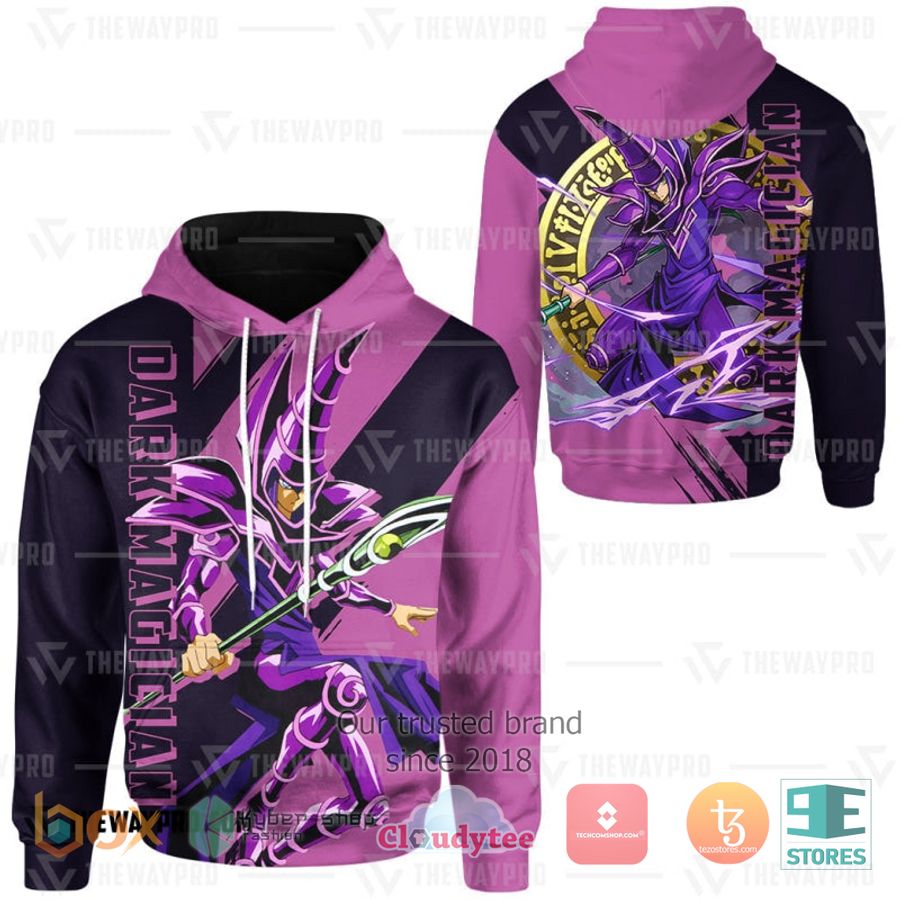 anime yu gi oh dark magician hoodie 1 15295