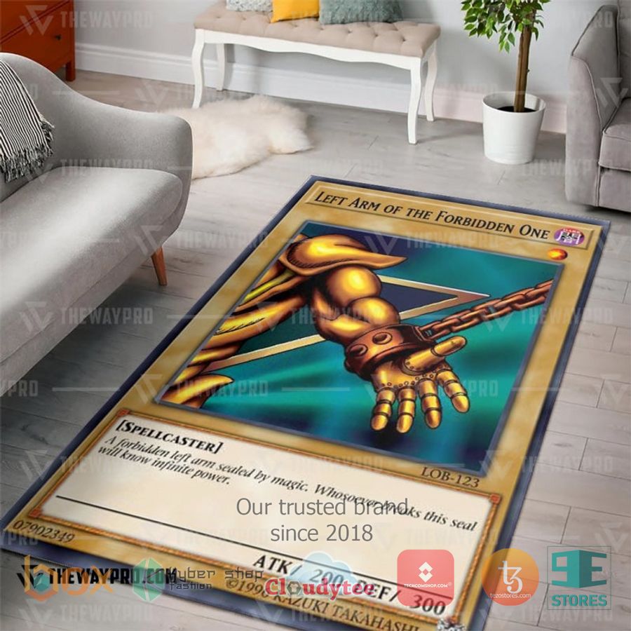 anime yu gi oh exodia left arm of the forbidden one rug 1 79751