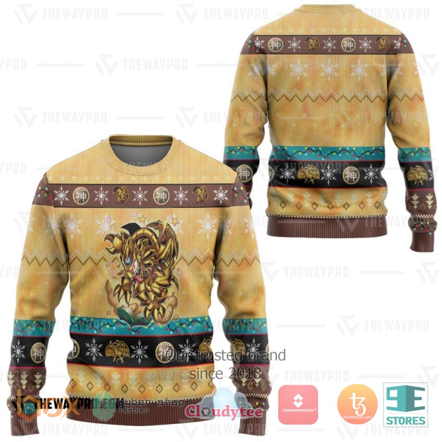 anime yu gi oh the winged toon of ra 3d sweatshirt sweater 2 25871