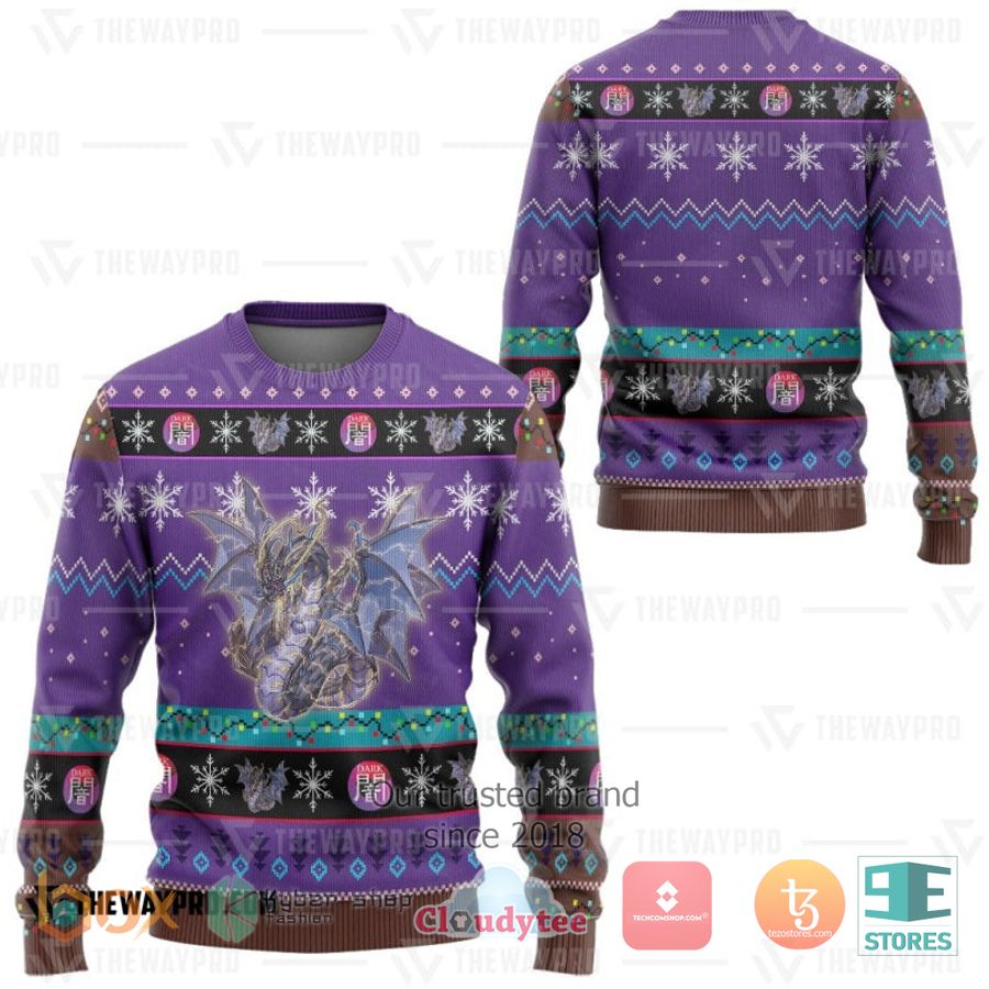 anime yu gi oh thunder dragon colossus 3d sweatshirt sweater 2 4538