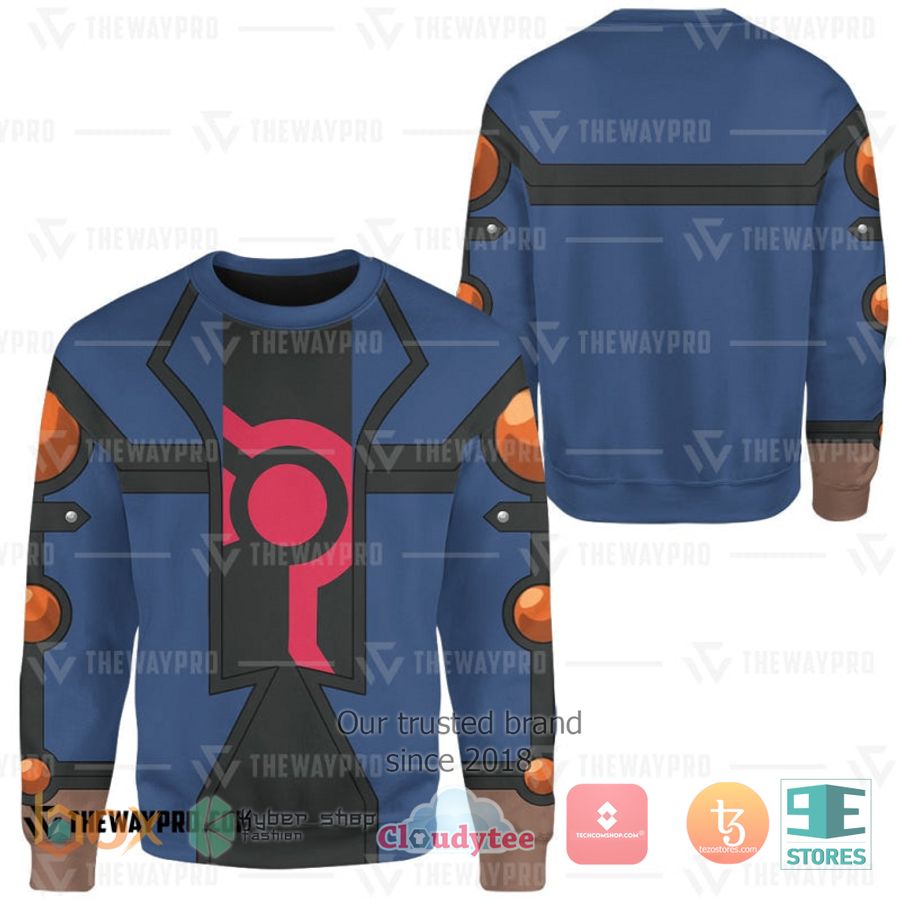 anime yu gi oh yusei fudo 3d sweatshirt sweater 2 52194