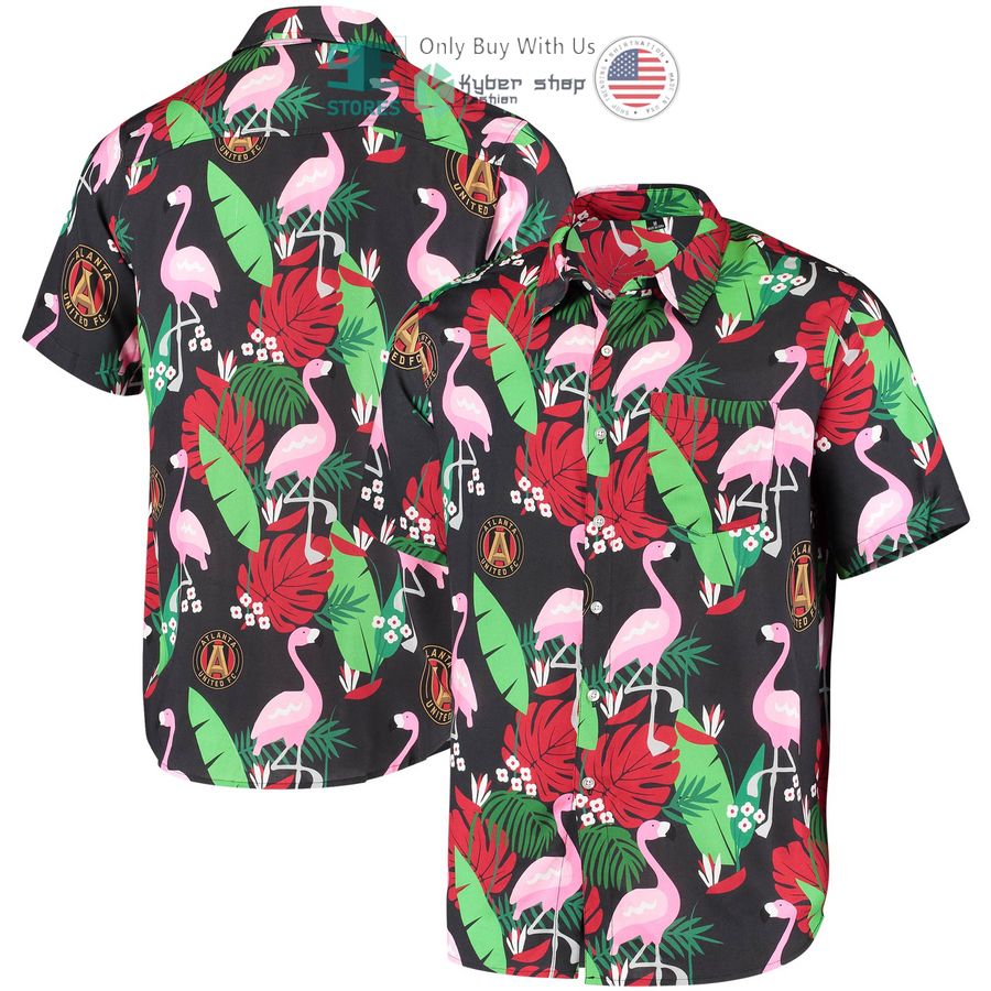 atlanta united fc floral black hawaiian shirt 1 65540