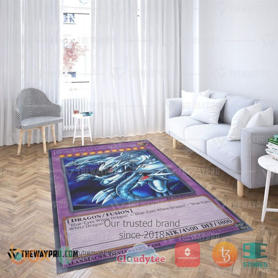 blue eyes ultimate dragon rug 1 64443