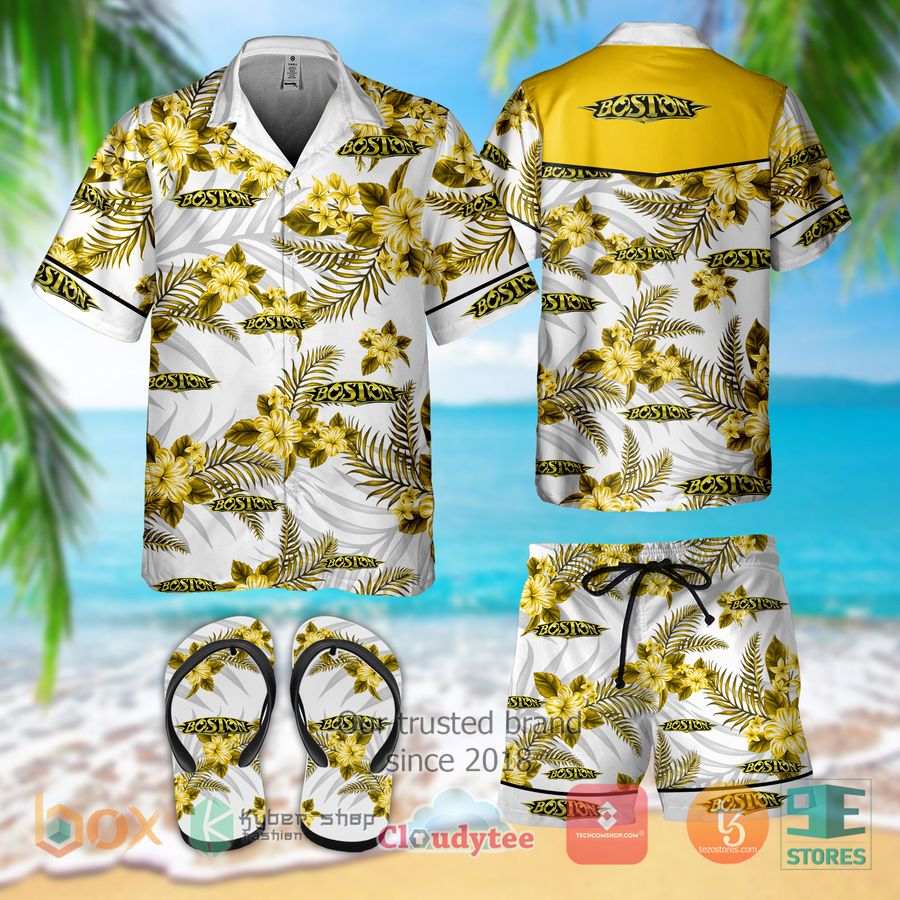 boston band hawaiian shirt shorts 1 24554