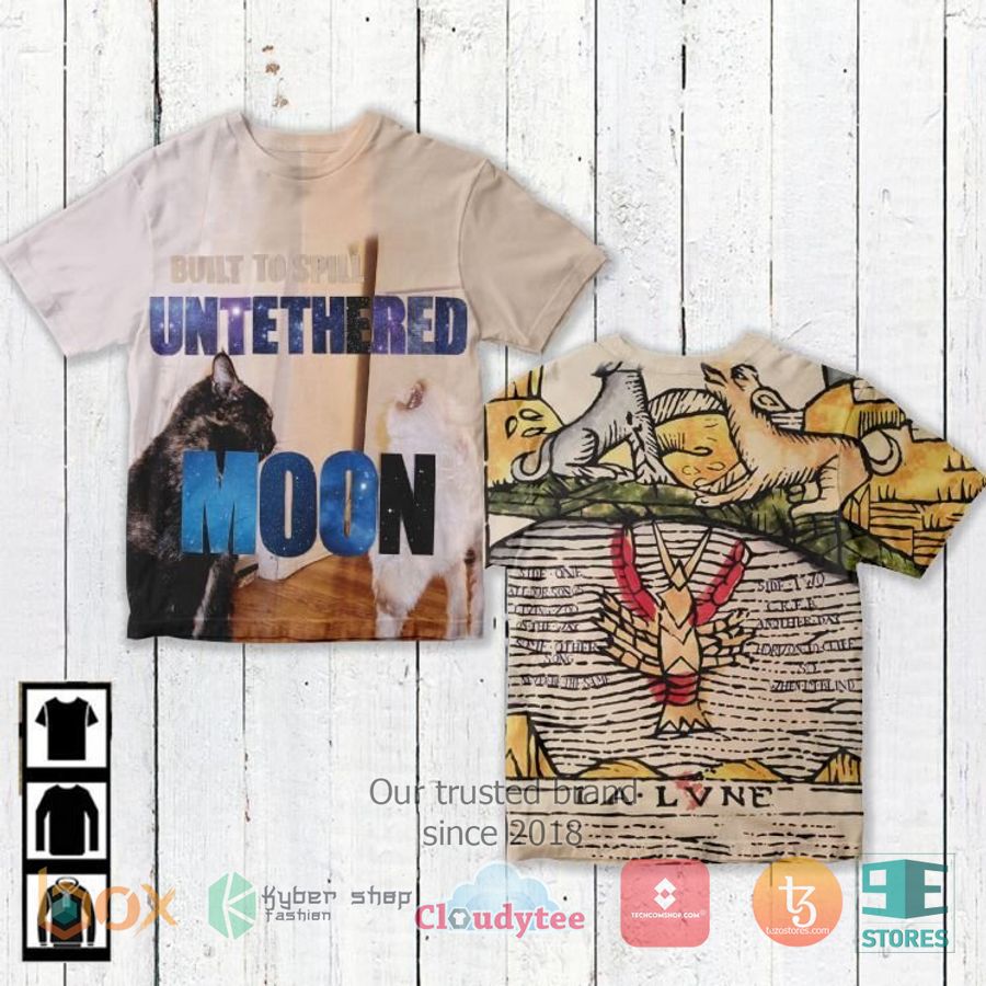 built to spill untethered moon album 3d t shirt 1 11580