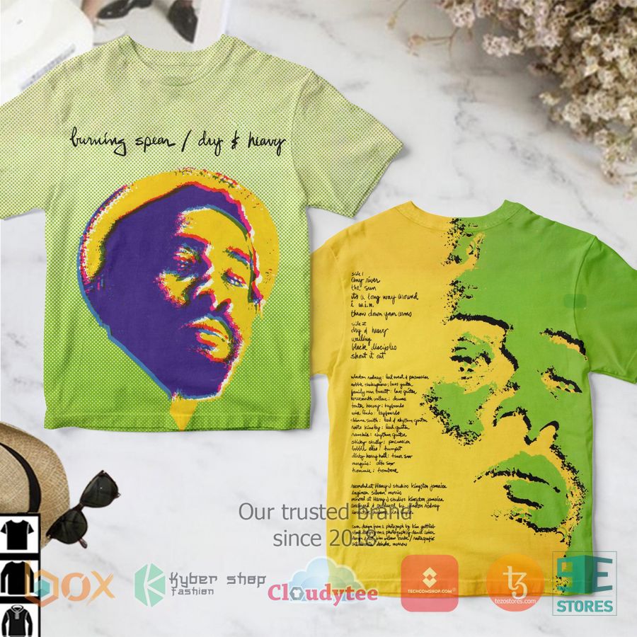 burning spear dry heavy album 3d t shirt 1 42585