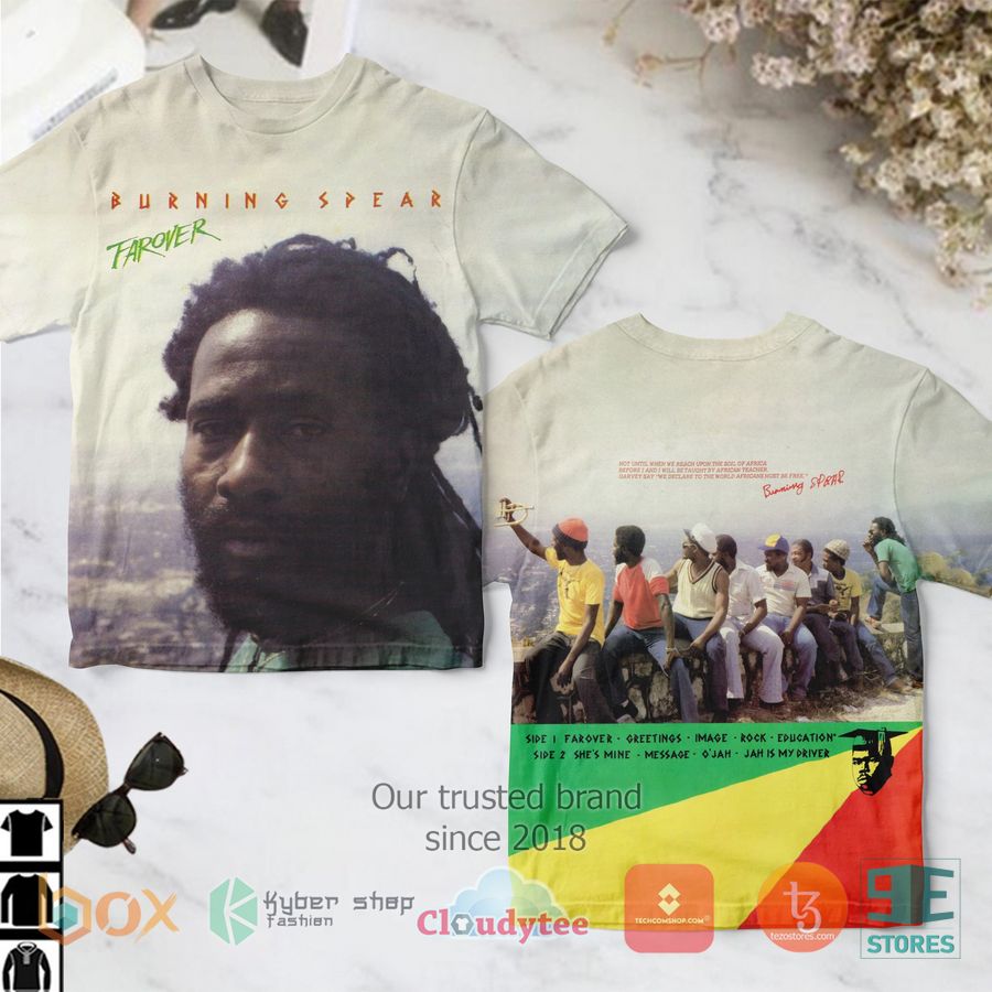 burning spear farover album 3d t shirt 1 46417