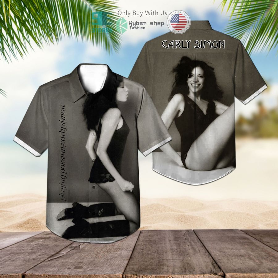 carly simon playing possum album hawaiian shirt 1 64900