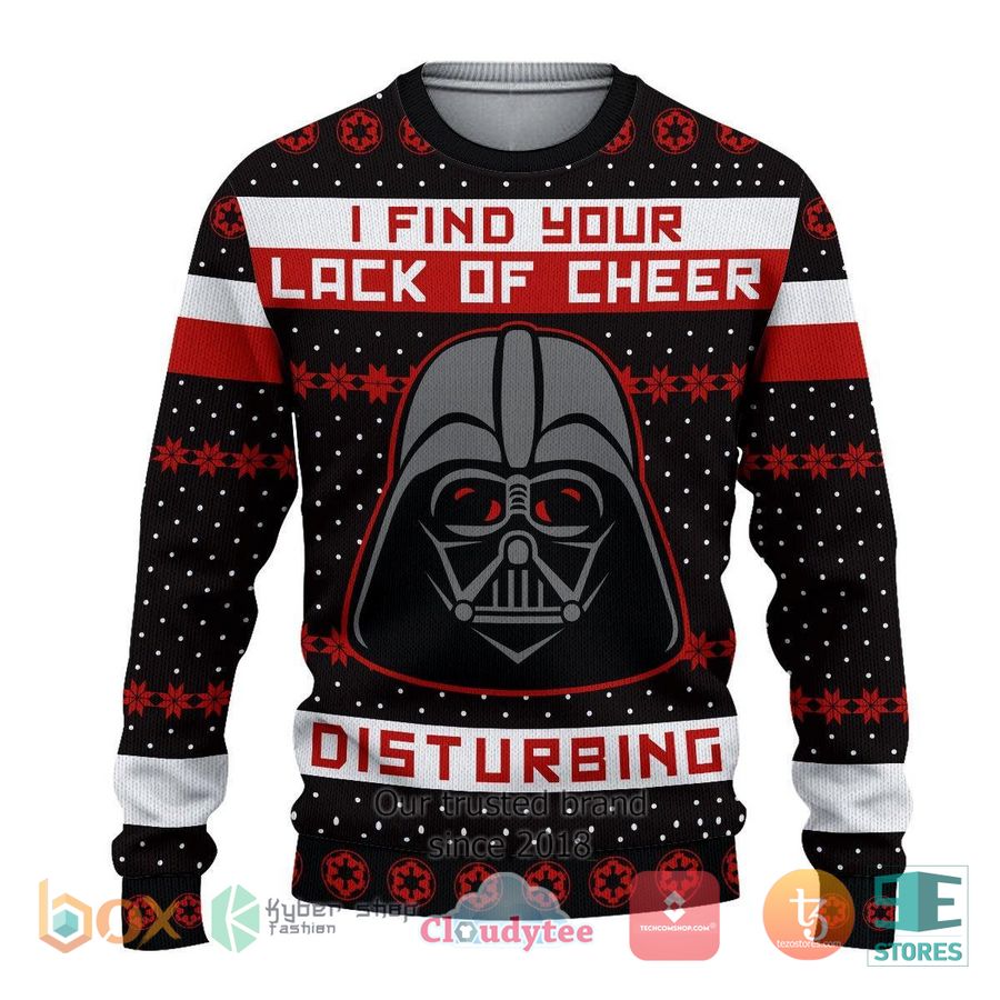 cheer darth vader ugly christmas sweater 1 51985