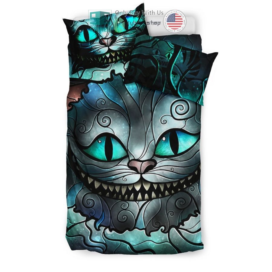 cheshire cat green bedding set 1 28884