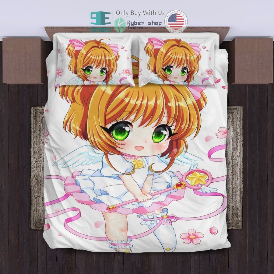 chibi cardcaptor sakura red bedding set 1 61759