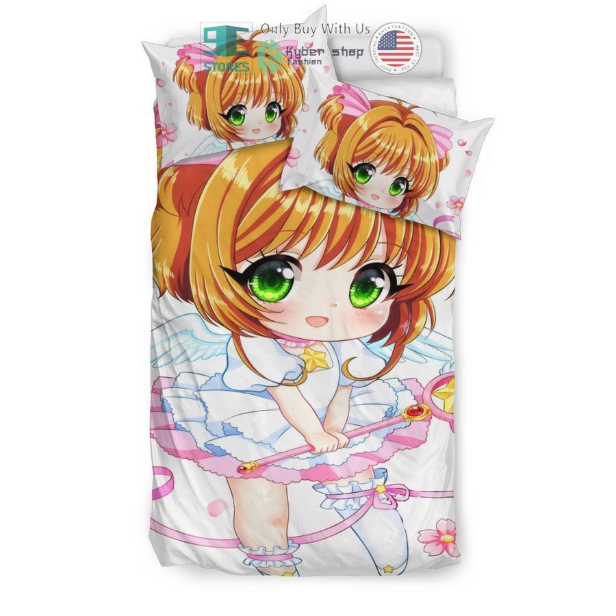 chibi cardcaptor sakura red bedding set 2 83155