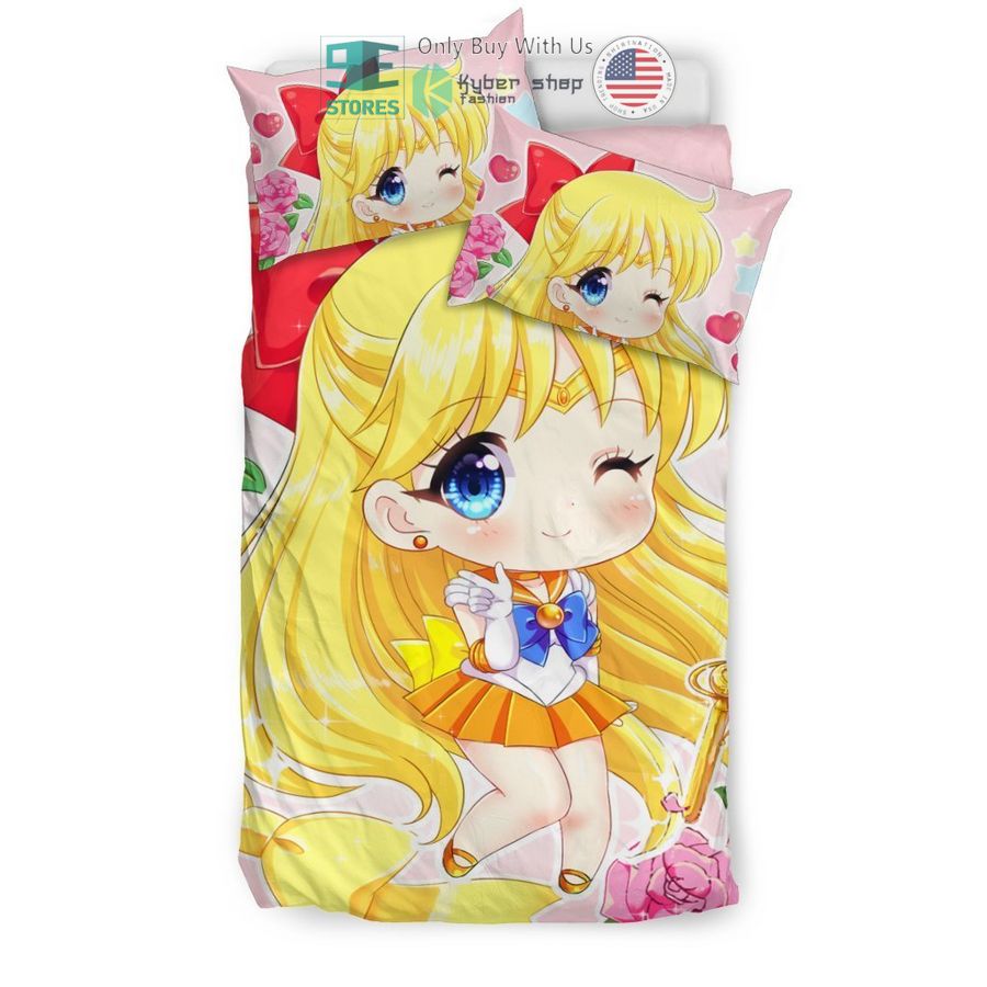 chibi sailor venus bedding set 2 68394