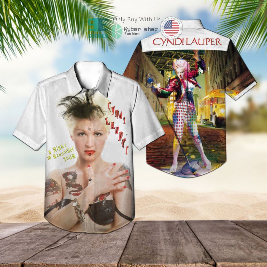 cyndi lauper to remember album hawaiian shirt 1 4552