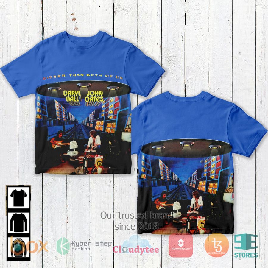 daryl hall john oates bigger than both of us album 3d t shirt 1 46114