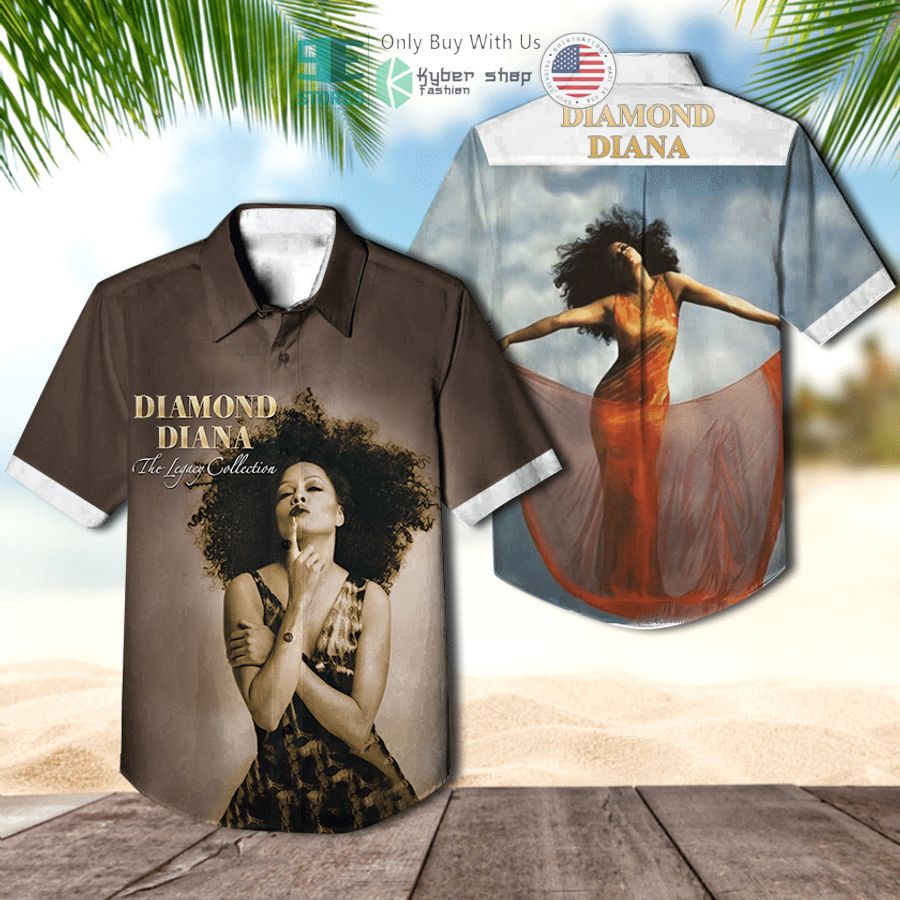 diana ross diamond album hawaiian shirt 1 22870