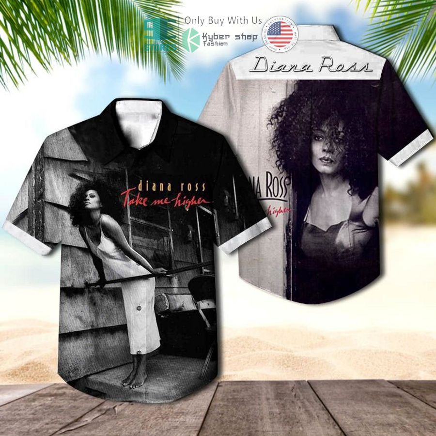 diana ross take me higher album hawaiian shirt 1 48736