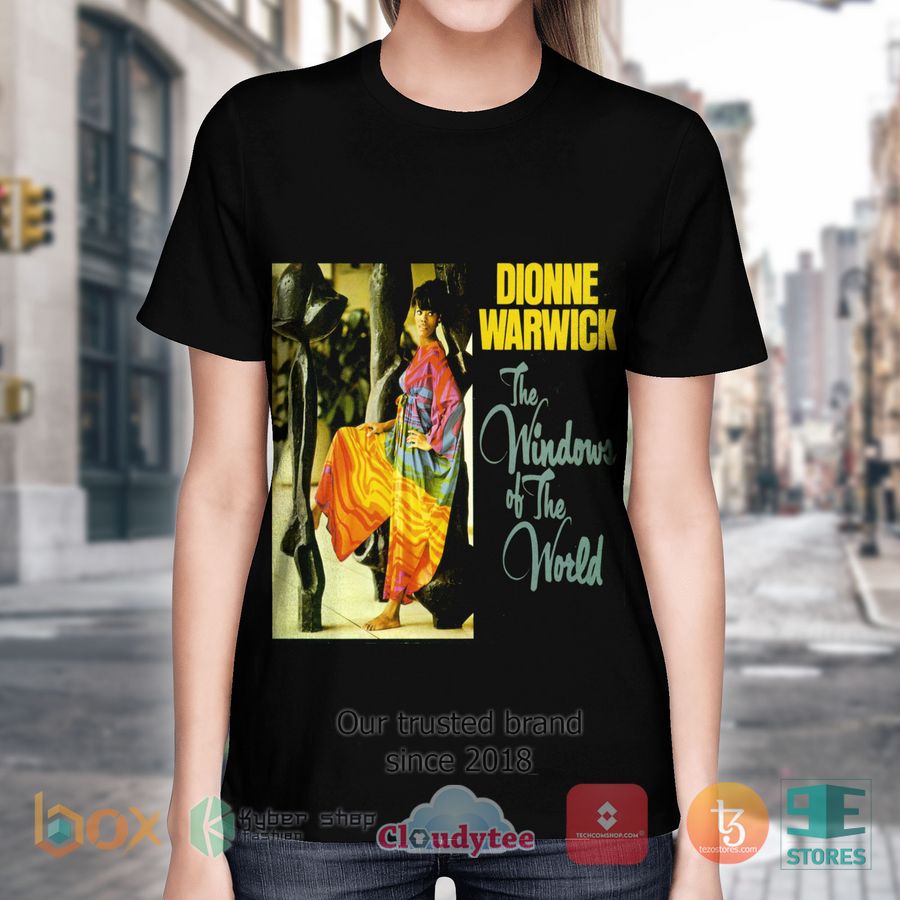 dionne warwick the windows of the world album 3d t shirt 2 94230