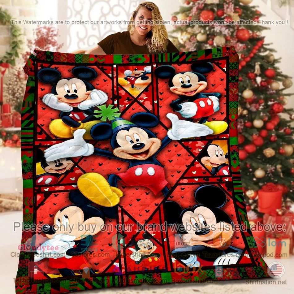 disney mickey red quilt 1 62523