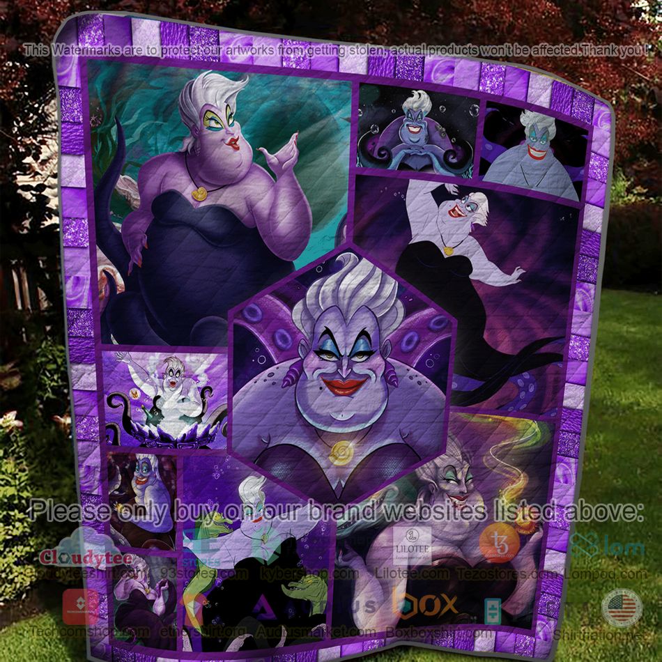 disney sea witch ursula quilt 2 28969