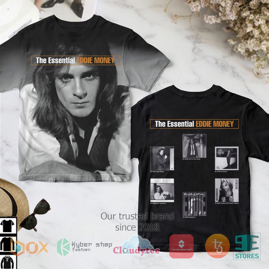 eddie money the essential eddie money album 3d t shirt 1 24794