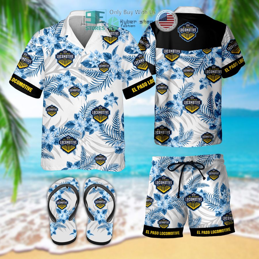 el paso locomotive hawaiian shirt shorts 1 55727