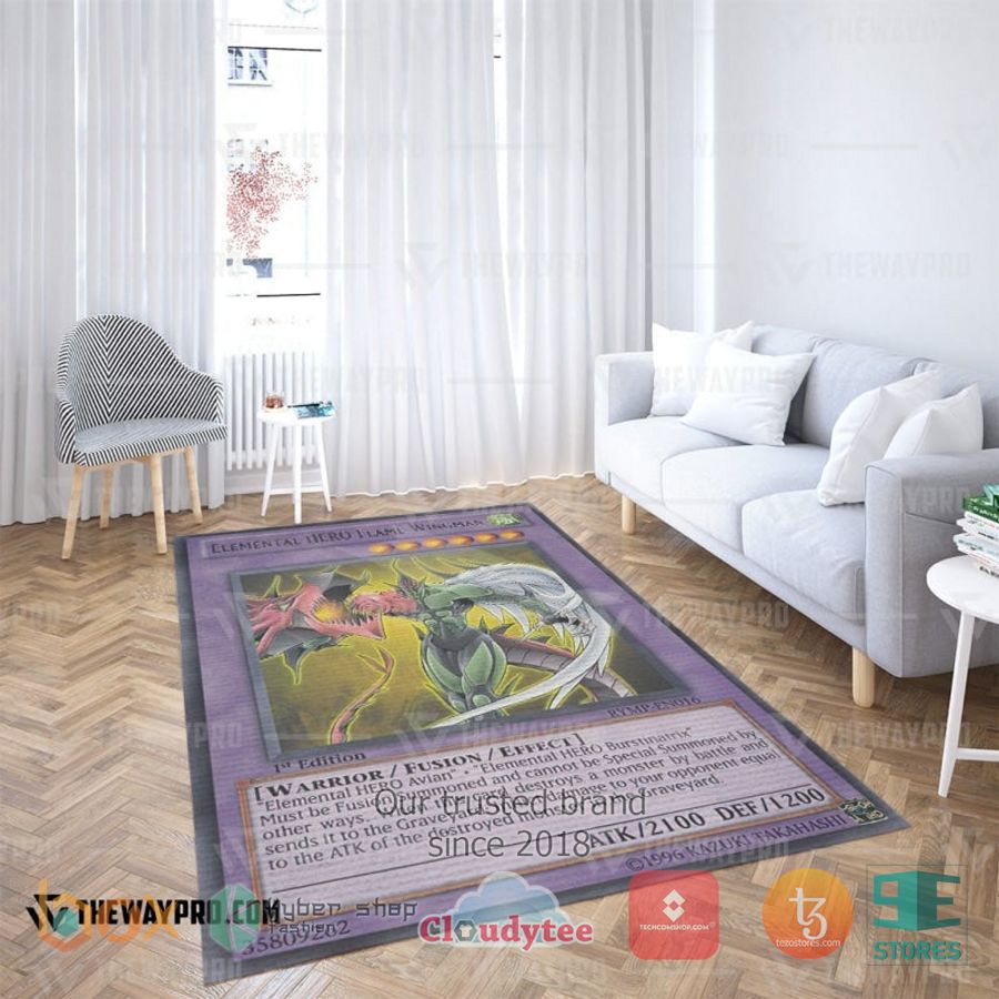 elemental hero flame wingman rug 1 71318