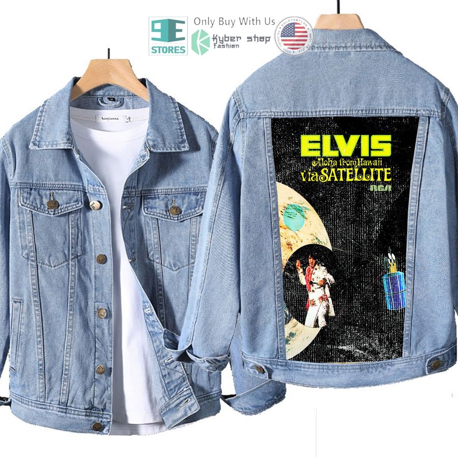 elvis presley aloha from hawaii via satellite album denim jacket 1 96854