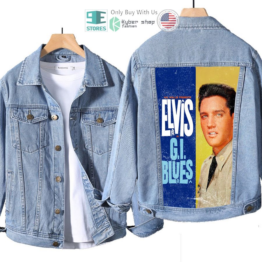 elvis presley g i blues album denim jacket 1 77006