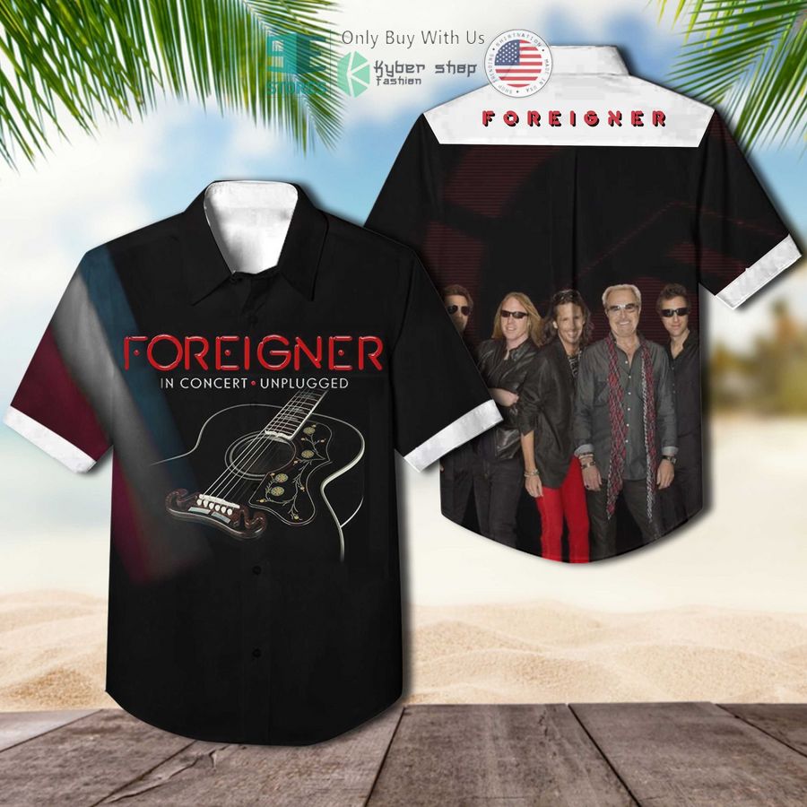 foreigner band in concert unplugged album hawaiian shirt 1 69204