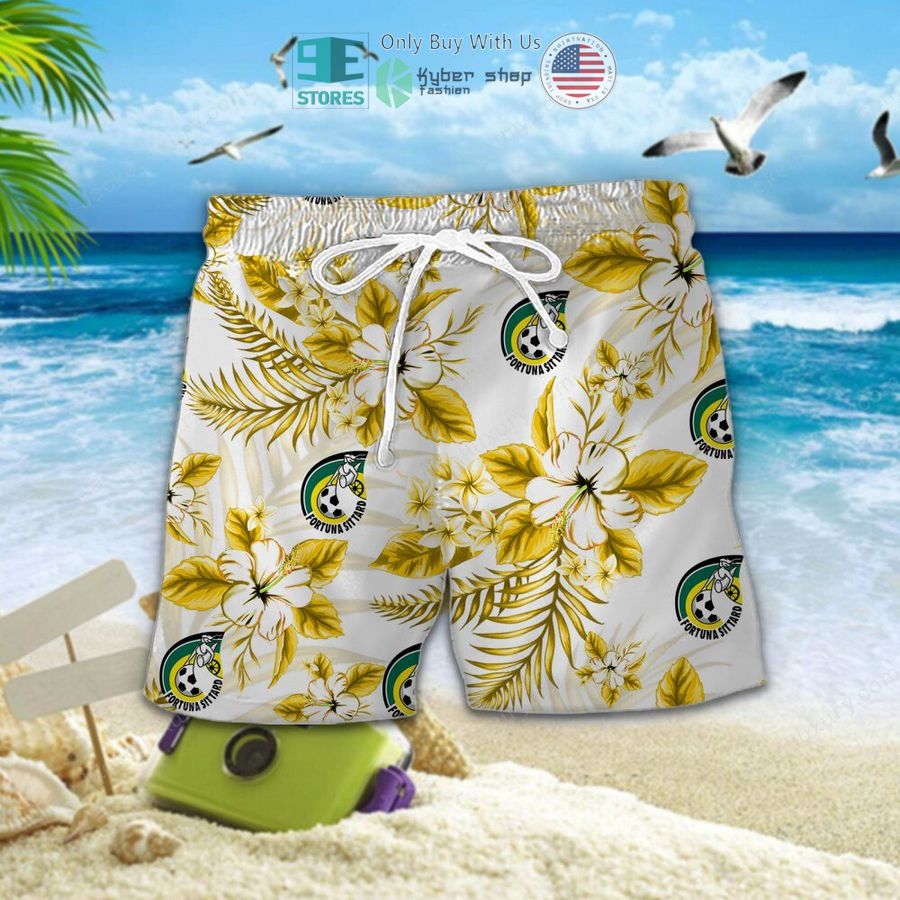 fortuna sittard yellow hawaii shirt shorts 2 18529