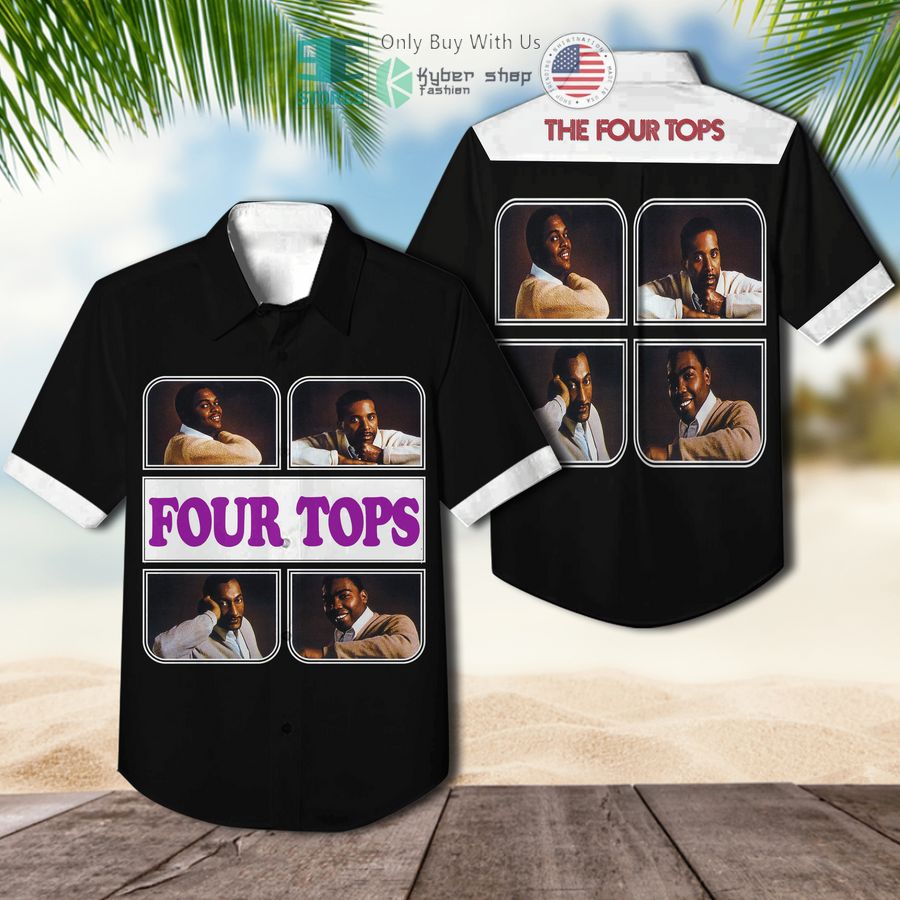 four tops 1964 album hawaiian shirt 1 83610