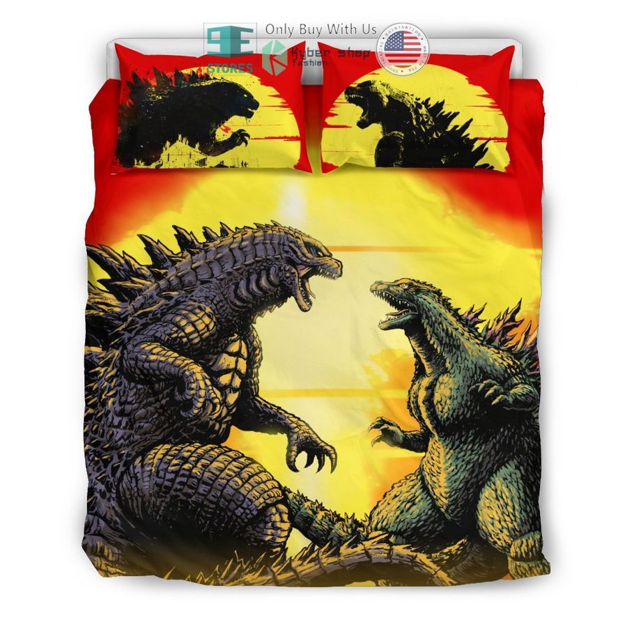 godzilla battle yellow bedding set 1 56816