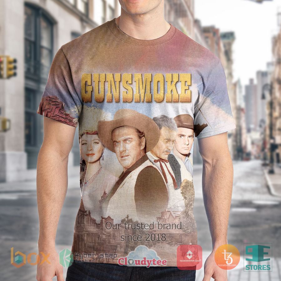 gunsmoke going my way 3d t shirt 2 88987