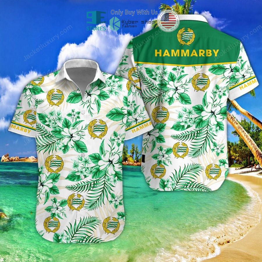 hammarby fotboll flowers hawaiian shirt shorts 1 97142