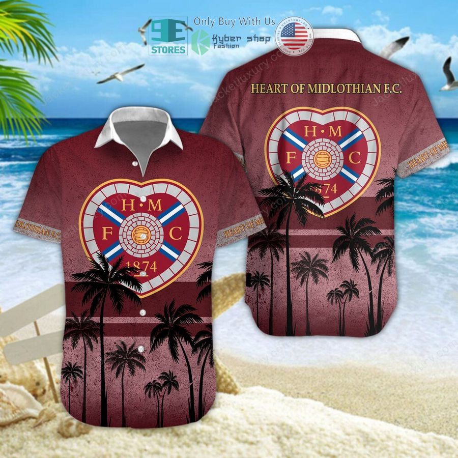 heart of midlothian football club hawaii shirt shorts 1 18915