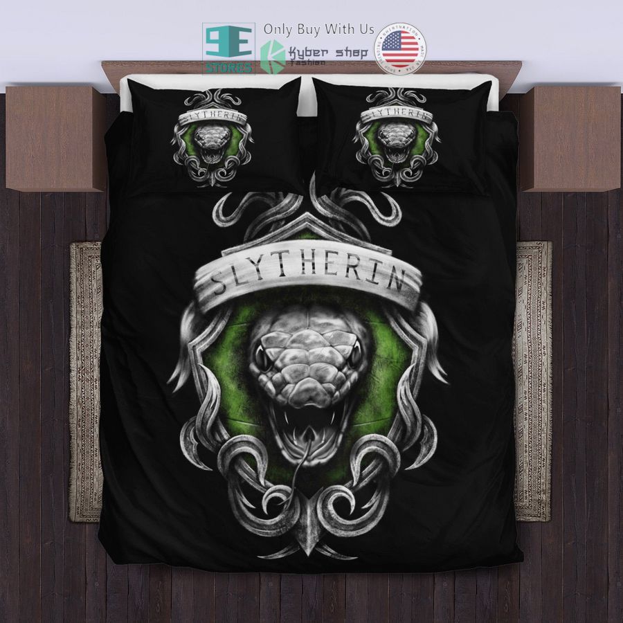 hogwarts house slytherin bedding set 1 45013