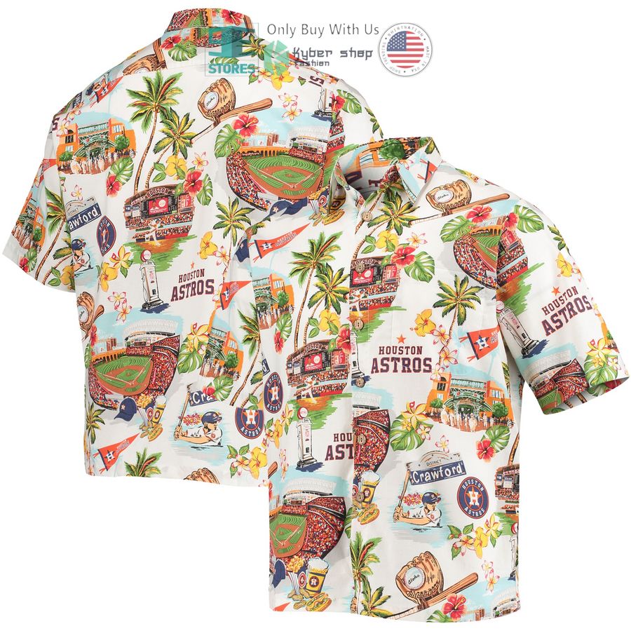 houston astros reyn spooner scenic white hawaiian shirt 1 9123