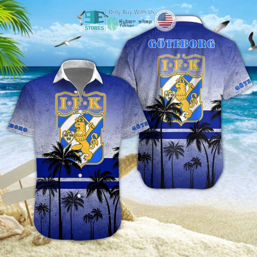 ifk goteborg blue hawaii shirt shorts 1 6337