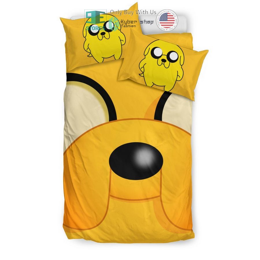 jake the dog yellow bedding set 2 5112